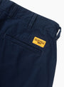 The Twill Part Timer Pants come in Dark Navy from Service Works at Couverture & The Garbstore
detail
