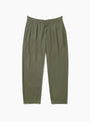 The Twill Part Timer Pants come in Olive from Service Works at Couverture & The Garbstore
front