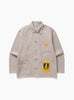 The Canvas Chore Shirt comes in Stone from Service Works at Couverture & The Garbstore
front 