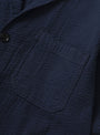 The Seersucker Server Suit Jacket comes in Dark Navy from Service Works at Couverture & The Garbstore
pocket 