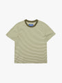 Lo-Fi T-Shirt Hunter Stripe from Paratodo at Couverture & The Garbstore 
front 