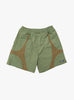 Equis Short Jungle Green and Wheat from Paratodo at Couverture & The Garbstore 
front 