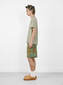Equis Short Jungle Green and Wheat from Paratodo at Couverture & The Garbstore 
model side