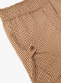 Osage Pant Red and Khaki Seersucker from Paratodo at Couverture & The Garbstore 
detail