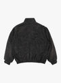 Cupro Fibril Vintage Zip Jacket Black from Ssstein at Couverture & The Garbstore
back 