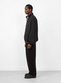 Cupro Fibril Vintage Zip Jacket Black