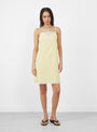 The Hillary Dress comes in Pale Yellow from Soeur at Couverture & The Garbstore
model front 