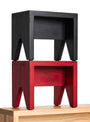 The Manolito Short Stool comes in Black from Hay at Couverture & The Garbstore
set 