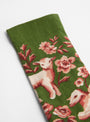Cactus Lamb Socks Green Bonne Maison at Couverture & The Garbstore
front detail 