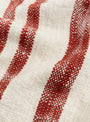 The Jax striped Plaid Brick from ML Fabrics at Couverture and The Garbstore detail