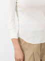 Rib Crewneck 3/4 T-Shirt Ivory from BEAMS BOY at Couverture & The Garbstore
model detail