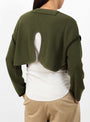 Short Military Liner Cardigan Olive from BEAMS BOY at Couverture & The Garbstore
model detail