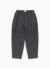 Summer Wool Wide Pants Charcoal from Still By Hand at Couverture & The Garbstore
front 