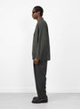 Summer Wool Wide Pants Charcoal
