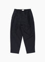 Summer Wool Wide Pants Black Navy from Still By Hand at Couvertre & The Garbstore
front 