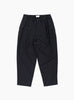 Summer Wool Wide Pants Black Navy from Still By Hand at Couvertre & The Garbstore
front 