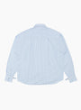The Cabin Work Shirt comes in Blue Stripe from Kapital at Couverture & The garbstore
back