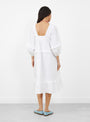 The Alice Dress Optic White from Skall at Couverture and The Garbstore 
model back