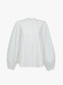 The Vita Shirt comes in Yellow and Blue Stripe from Skall Studio at Couverture & The Garbstore
front