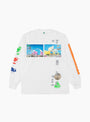 The Expo 85 Long Sleeve T-Shirt in White from B.eautiful at Couverture and The Garbstore 
ghost