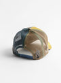 The Biyu Cap comes in Washed Mustard Night Camo from b.Eautiful at Couverture & The Garbstore back 