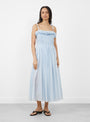 Flor Dress Sky Blue from RENATA BRENHA at Couverture & The Garbstore
model front 