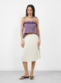 Salvador Football Skirt Opaline from RENATA BRENHA at Couverture & The Garbstore 
model front 