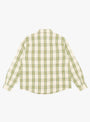 The Lau Plaid Shirt Jacket from Stüssy comes in Off White at Couverture & The Garbstore
back 
