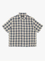 The Liam SS Plaid Shirt from Stüssy comes in Blue at Couverture & The Garbstore
front 