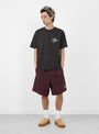 The Jersey Short from Stüssy comes in Brown at Couverture & The Garbstore
model front