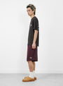 The Jersey Short from Stüssy comes in Brown at Couverture & The Garbstore
model side