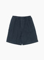 The Striped Beach Short from Stüssy comes in Navy at Couverture & The Garbstore
front 