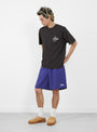 The Water Short Stock from Stüssy comes in Twilight at Couverture & The Garbstore
model front