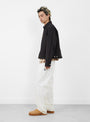 The Collared Work Jacket from Stüssy comes in Black at Couverture & The Garbstore
model side