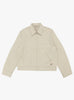 The Collared Work Jacket from Stüssy comes in Stone at Couverture & The Garbstore
front 