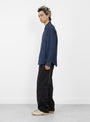 The Cotton Twill Beach Pant from Stüssy comes in Black at Couverture & The Garbstore 
model side