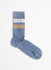 The Race Overankle Socks from Baserange come in Blue Melange at Couverture & The Garbstore
front 
