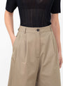 The Cotton Capri Pants from Cordera come in Camel at Couverture & The Garbstore
model detail