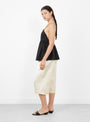 The Cotton Embroidered Top from Cordera comes in Black at Couverture & The Garbstore
model side