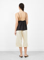 The Cotton Embroidered Top from Cordera comes in Black at Couverture & The Garbstore
model back