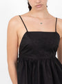 The Cotton Embroidered Top from Cordera comes in Black at Couverture & The Garbstore
model detail