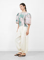 The Karlotta Handpleated Top from Julia Heuer comes in the Seraphin at Couverture & The Garbstore side