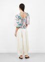 The Karlotta Handpleated Top from Julia Heuer comes in the Seraphin at Couverture & The Garbstore back 