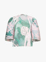 The Karlotta Handpleated Top from Julia Heuer comes in the Seraphin at Couverture & The Garbstore ghost