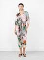 The Stacey Kaftan Dress from Julia Heuer comes in Maris at Couverture & The Garbstore 
front 