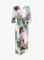 The Stacey Kaftan Dress from Julia Heuer comes in Maris at Couverture & The Garbstore
front 