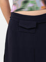 Gerri Pant Navy from Rachel Comey at Couverture & The Garbstore model  detail