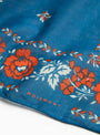 The Foulard 652 Fichu in Indigo from Moisment at Couverture and The Garbstore 
logo