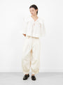 Lois Twill Top Cream from Sea at Couverture & The Garbstore
model front