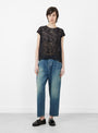 Shadow Top Dark Navy from Minä Perhonen at Couverture & The Garbstore
model front 